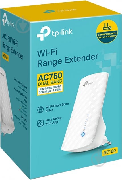 Усилитель Wi-Fi сигнала TP-Link (RE190) - фото 4