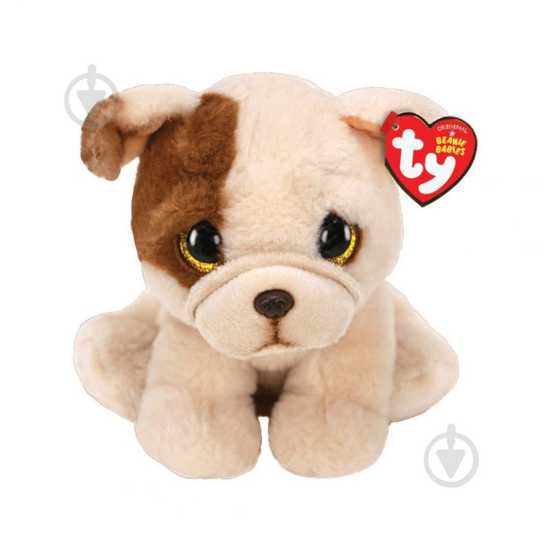 Мягкая игрушка TY Beanie Babies Мопс Houghie 25 см 90286 - фото 1