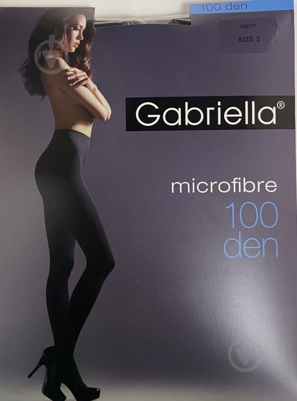 Колготки жіночі Gabriella 124 MICROFIBRE 100 den р. 2 navy - фото 1