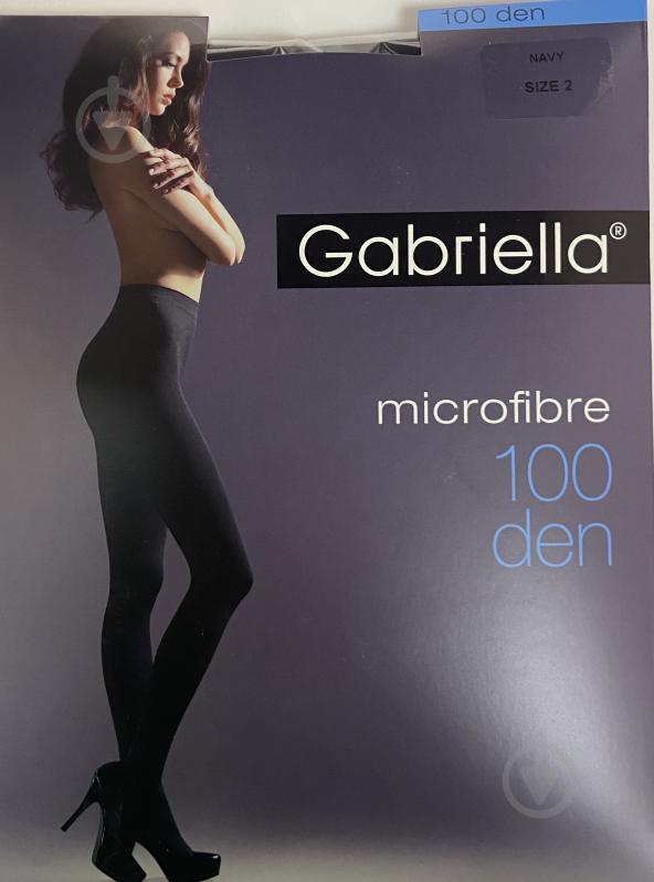 Колготки жіночі Gabriella 124 MICROFIBRE 100 den р. 3 navy - фото 1