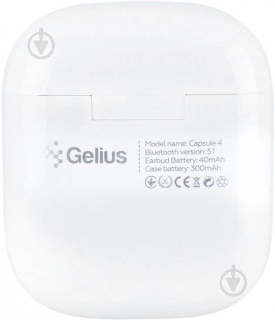 Навушники бездротові Gelius Pro Capsule 4 GP-TWS-004i white - фото 5