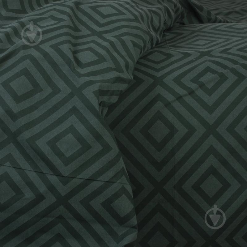 Комплект постельного белья MirSon 17-0622 Geometry Emerald зеленый - фото 5