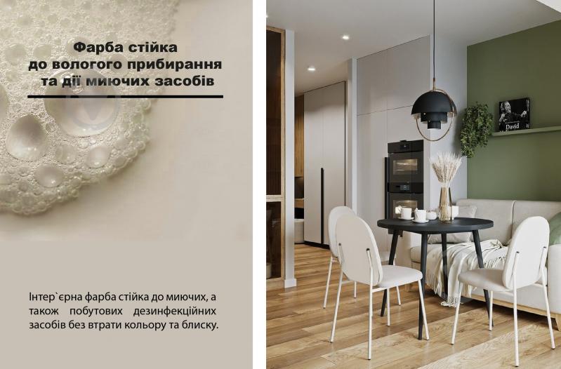 Фарба латексна Feidal Innenlatex Matt глибокий мат білий 5 л - фото 3