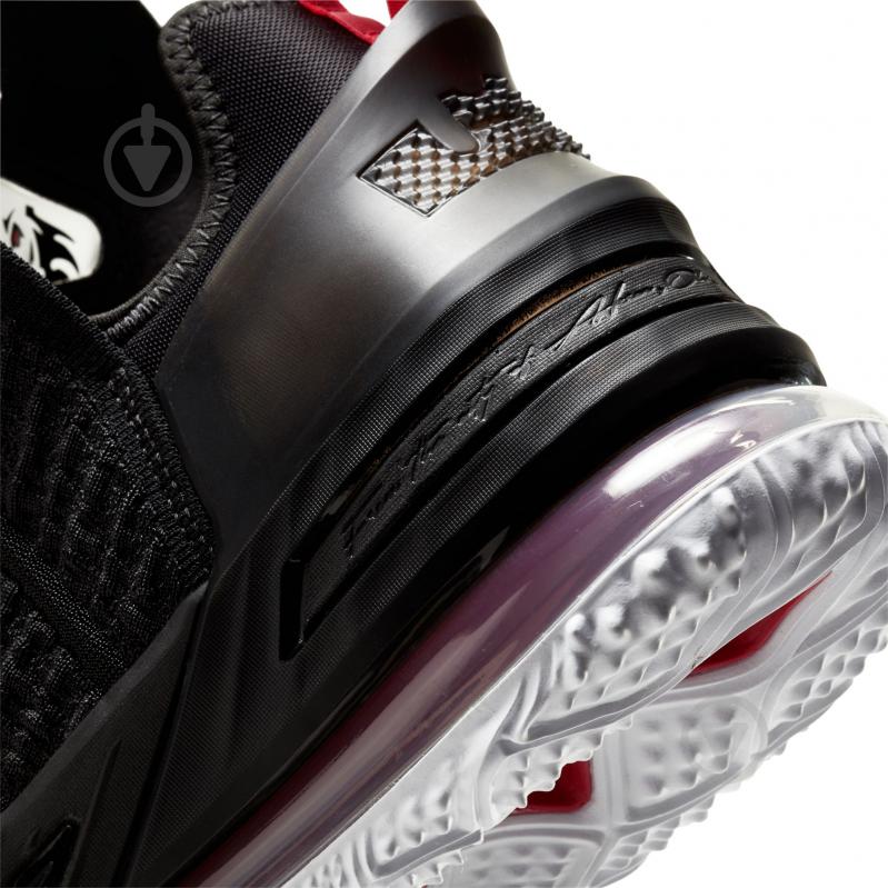 Кроссовки Nike LEBRON XVIII CQ9283-001 р.44,5 черно-белые - фото 11
