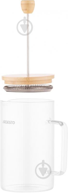 Френч-пресс Ardesto Midori 800 мл прозрачный AR1009WL - фото 6 Френч-пресс Ardesto Midori 800 мл прозрачный AR1009WL - фото 6