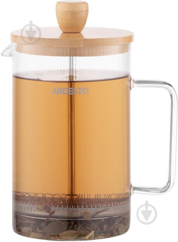 Френч-пресс Ardesto Midori 800 мл прозрачный AR1009WL - фото 3 Френч-пресс Ardesto Midori 800 мл прозрачный AR1009WL - фото 3