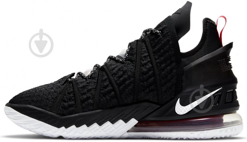 Кросівки Nike LEBRON XVIII CQ9283-001 р.45 чорно-білі - фото 6 Кросівки Nike LEBRON XVIII CQ9283-001 р.45 чорно-білі - фото 6