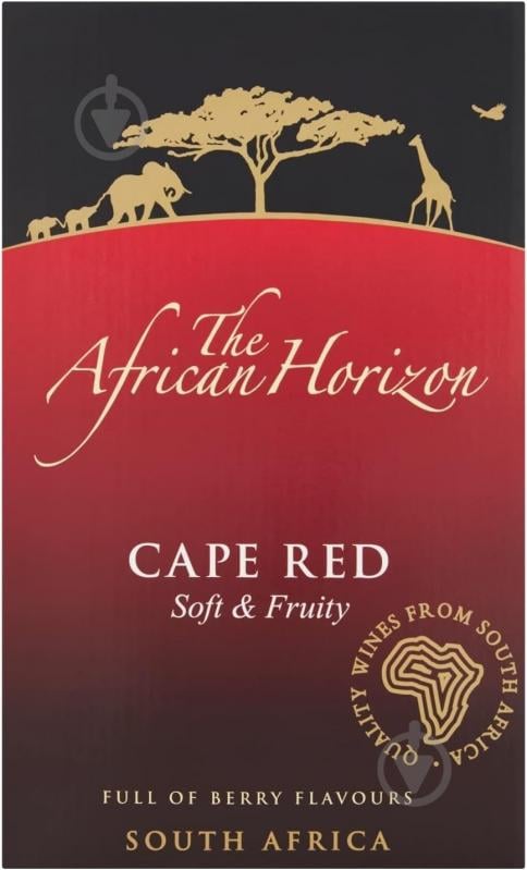 Вино The African Horizon Cape Red 2,25 л - фото 1