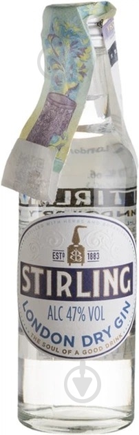Джин Stirling London Dry Gin 47 % 0,05 л - фото 1
