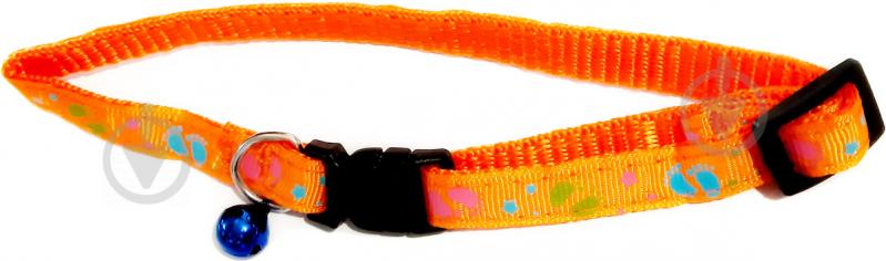 Ошейник Lilli Pet Cat collar 10 мм 18-30 см оранжевый - фото 1