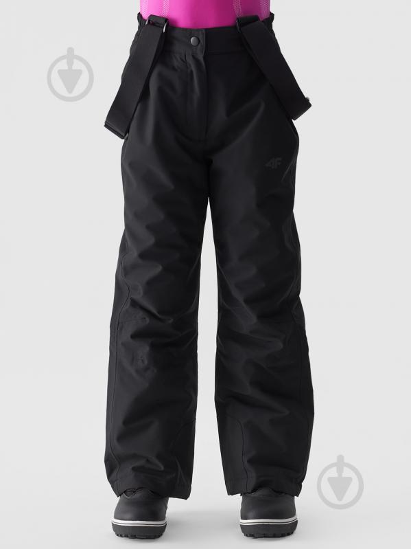 Штани 4F TROUSERS FNK F659 4FJWAW24TFTRF659-20S р. 158 чорний - фото 1