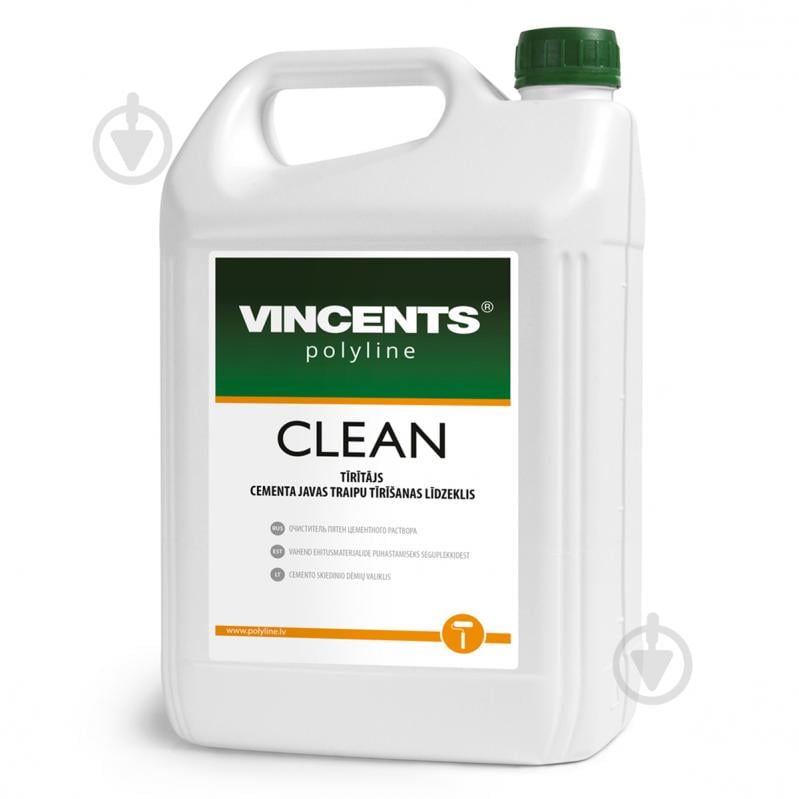 Средство для очистки строительных загрязнений VINCENTS POLYLINE Clean 5 л - фото 1