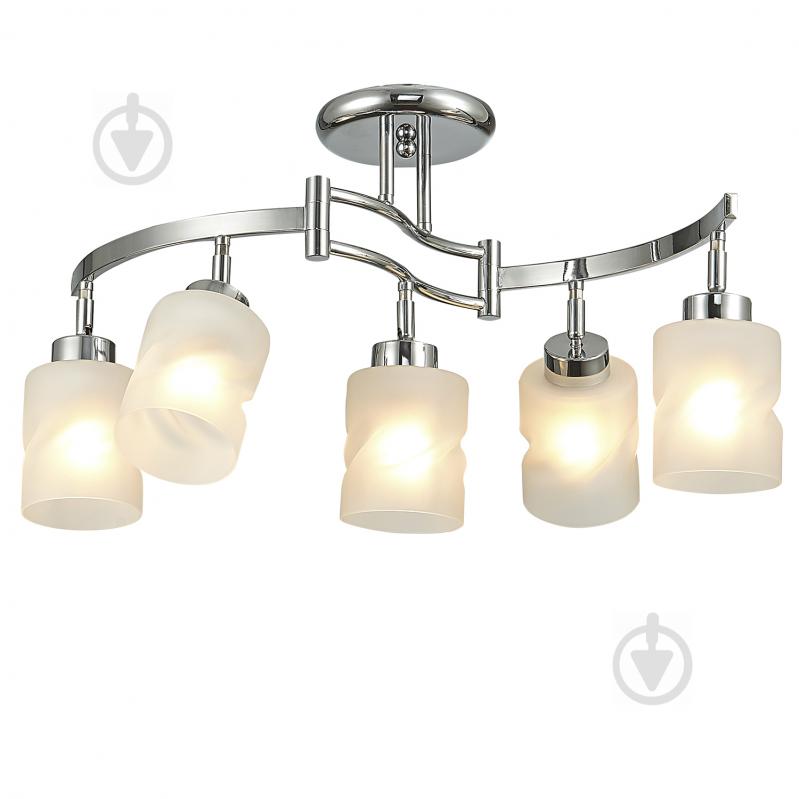 Люстра потолочная Victoria Lighting 5x60 Вт E27 хром Argente/PL5 - фото 1