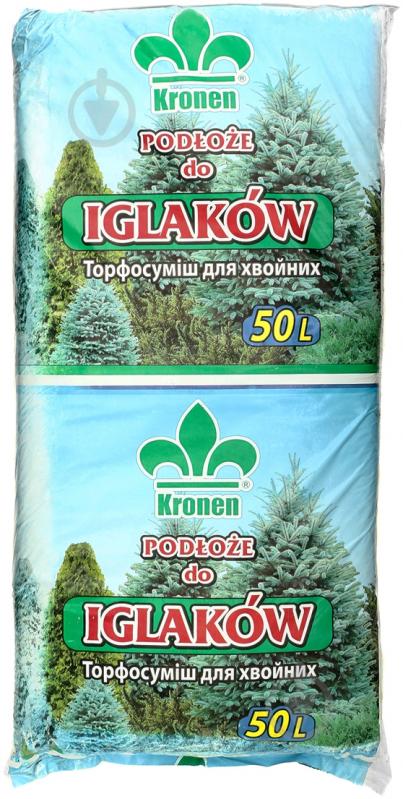 Торфосуміш для хвойних рослин Kronen 50 л - фото 1