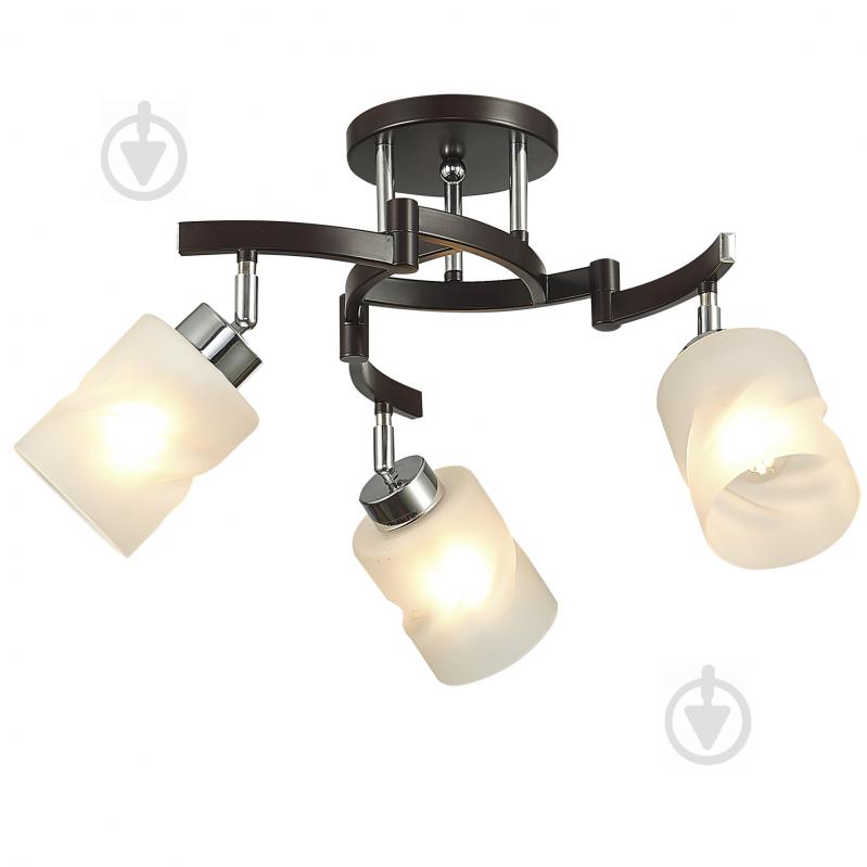 Люстра стельова Victoria Lighting 3x60 Вт E27 хром/венге Fonce/PL3 - фото 1