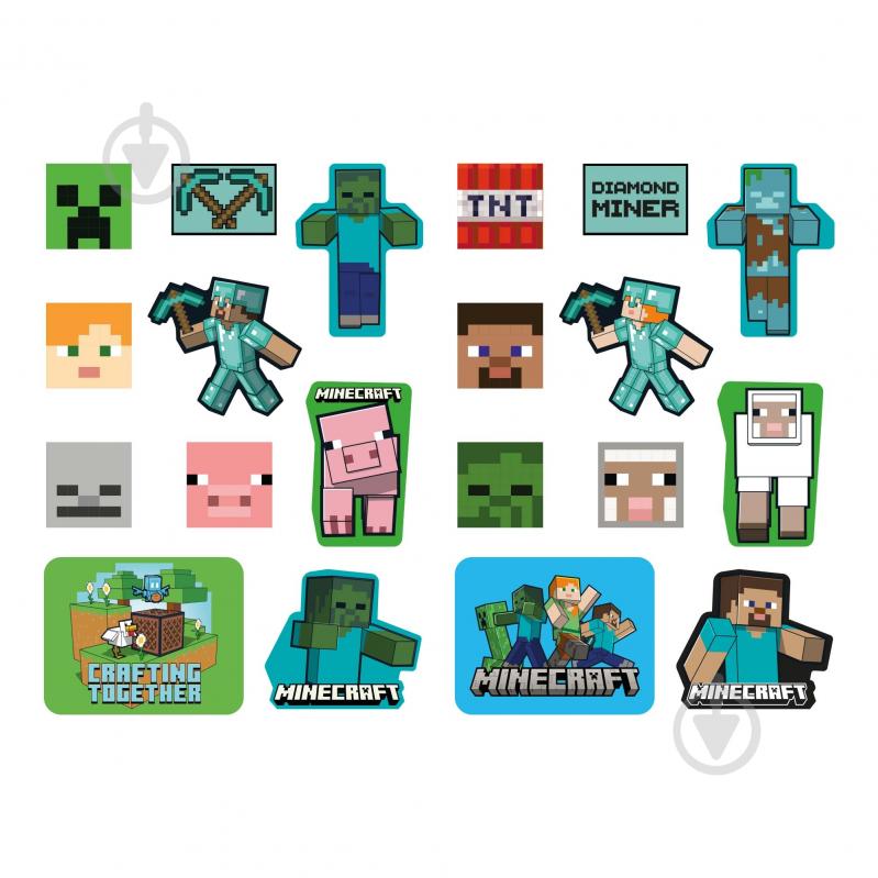 Набор наклеек YES 2D Minecraft 708529 - фото 2