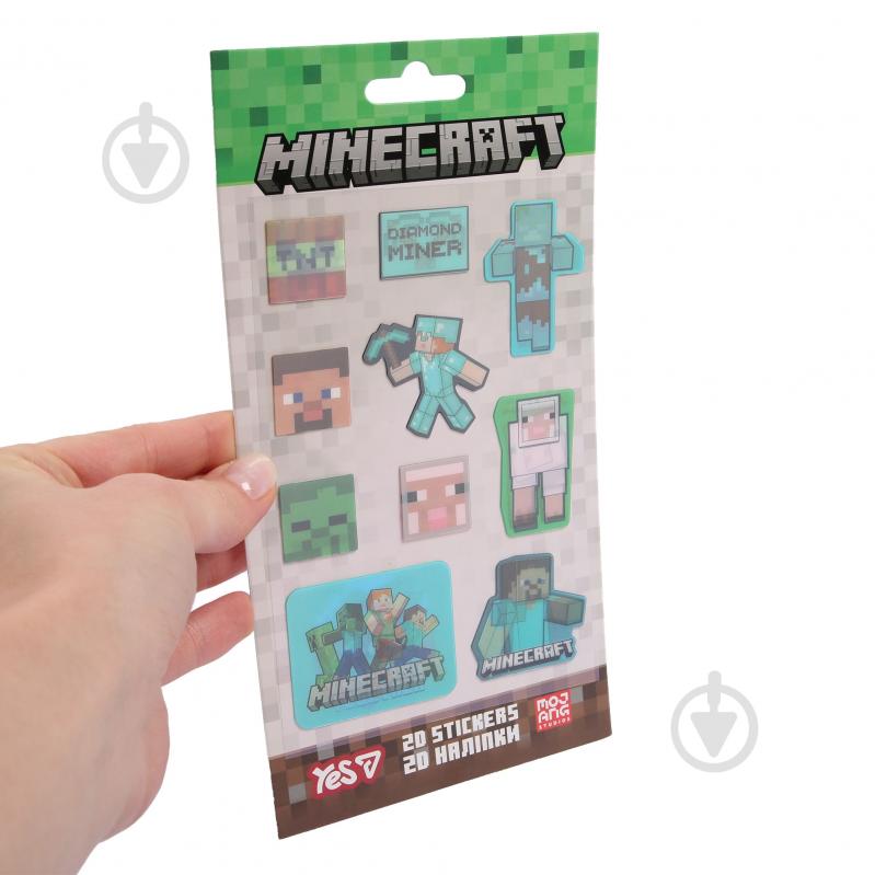 Набор наклеек YES 2D Minecraft 708529 - фото 4