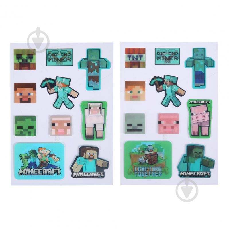 Набор наклеек YES 2D Minecraft 708529 - фото 6