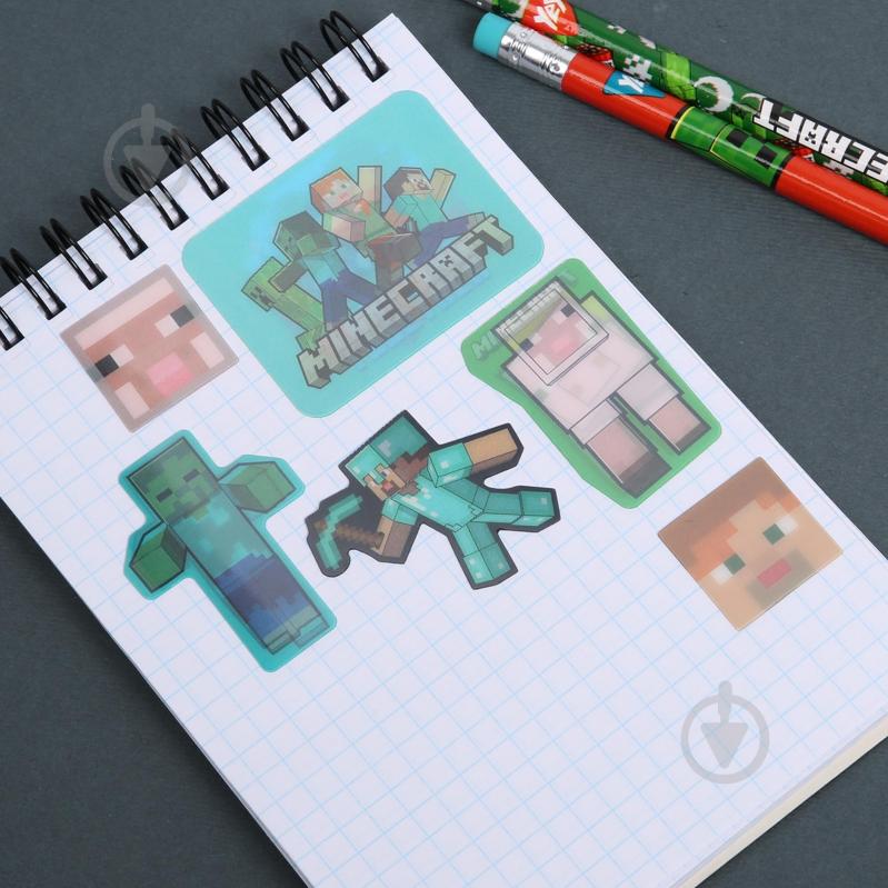 Набор наклеек YES 2D Minecraft 708529 - фото 7