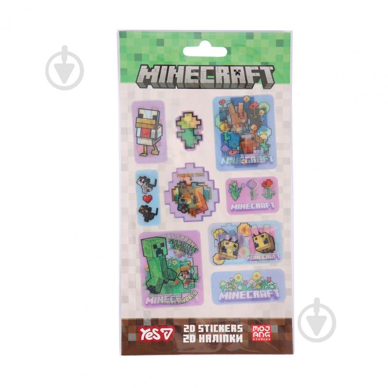 Набор наклеек YES 2D Minecraft Spring Animals 708534 - фото 3