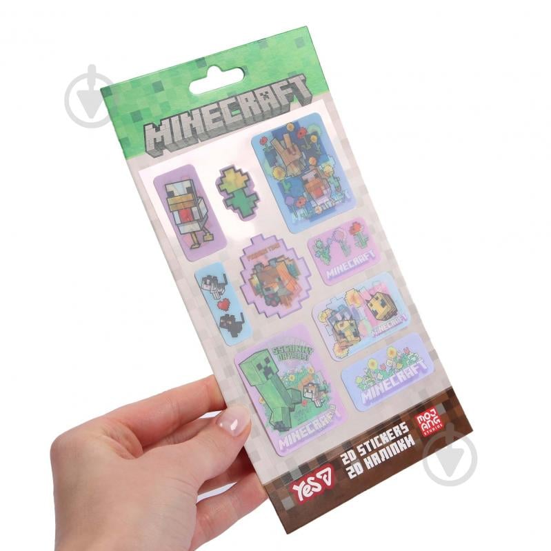 Набор наклеек YES 2D Minecraft Spring Animals 708534 - фото 4