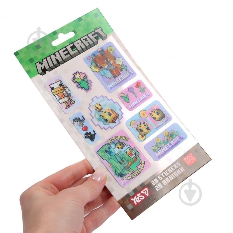 Набор наклеек YES 2D Minecraft Spring Animals 708534 - фото 5
