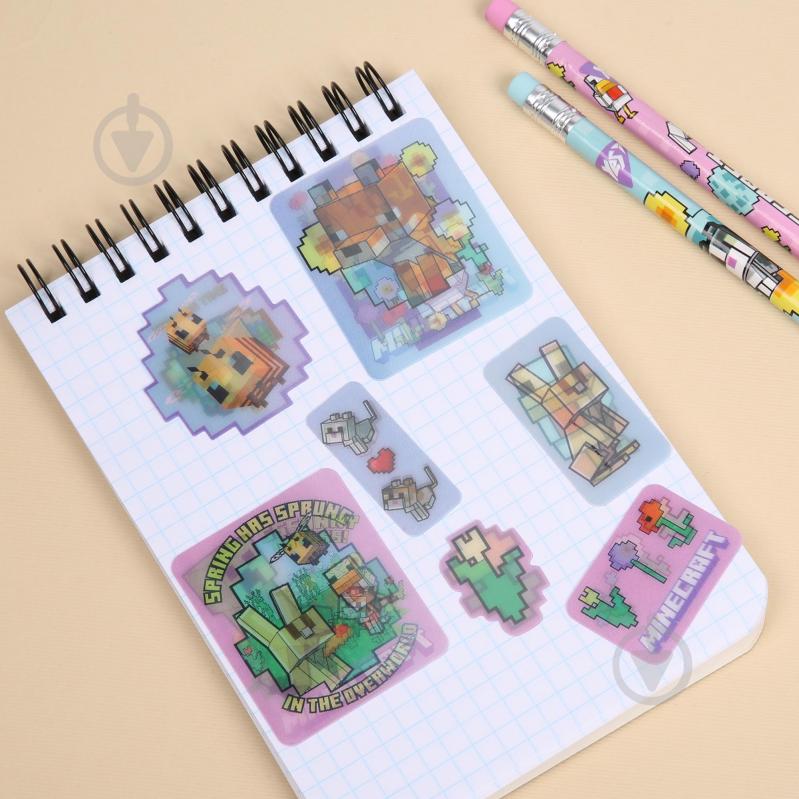 Набор наклеек YES 2D Minecraft Spring Animals 708534 - фото 7