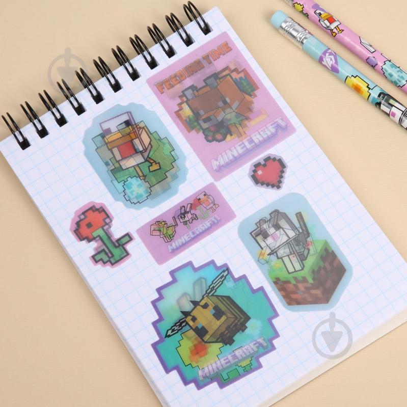 Набор наклеек YES 2D Minecraft Spring Cute 708533 - фото 7