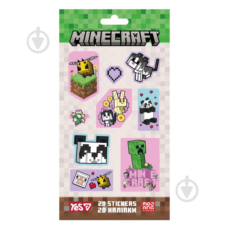 Набор наклеек YES 2D Minecraft Spring 708532 - фото 1