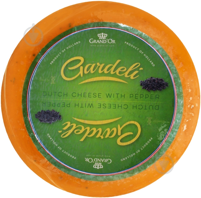 Сыр Гауда с черным перцем 50% TM Gardeli - фото 1