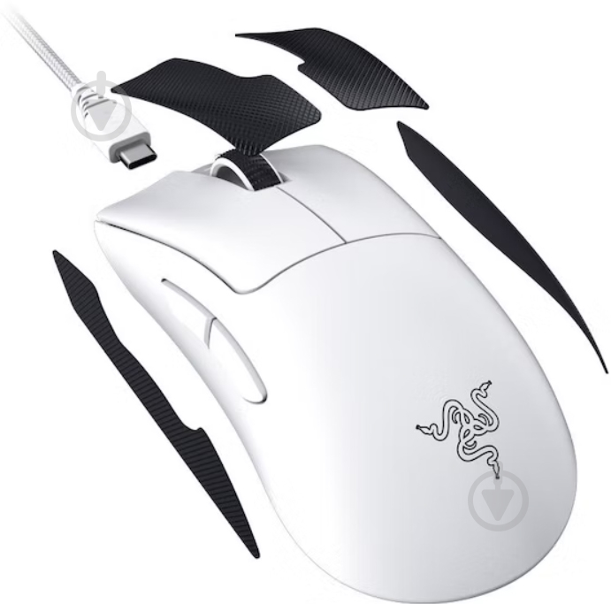 Мышь Razer DeathAdder V3 PRO Wireless white (RZ01-04630200-R3G1) - фото 2