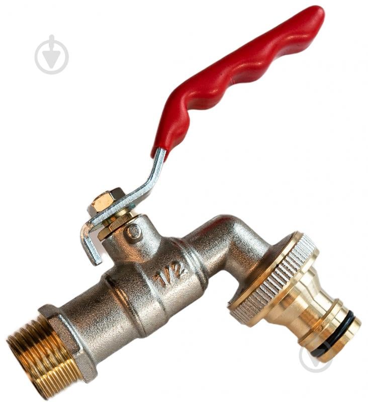 Кран полива Brass 1/2'' под адаптер ( QuickStep ) - фото 1 Кран полива Brass 1/2'' под адаптер ( QuickStep ) - фото 1