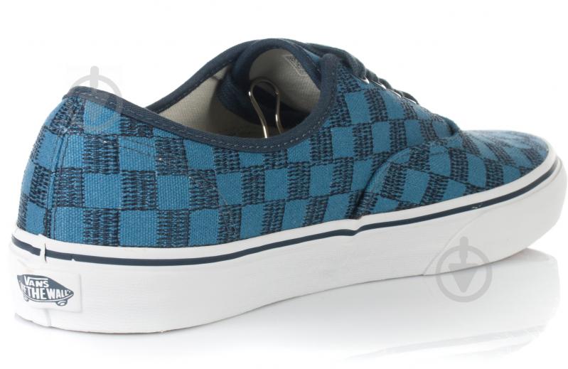 Кеди Vans U_Authentic_(Stitch_Checker) V004MLJPK р.42 синій - фото 3