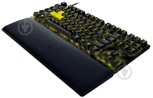 Клавіатура Razer Huntsman V2 Tenkeyless Red switch ESL Ed. (RZ03-03941700-R3M1) black/yellow - фото 2