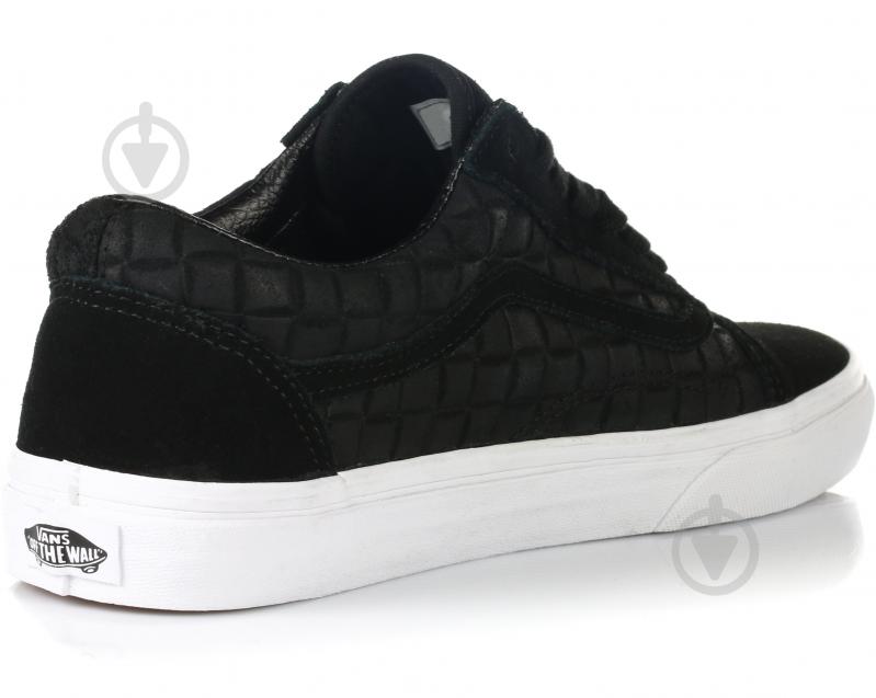 Кеды Vans U Old Skool (Suede Checkers) V004OJJRK р.US 9 черный - фото 3