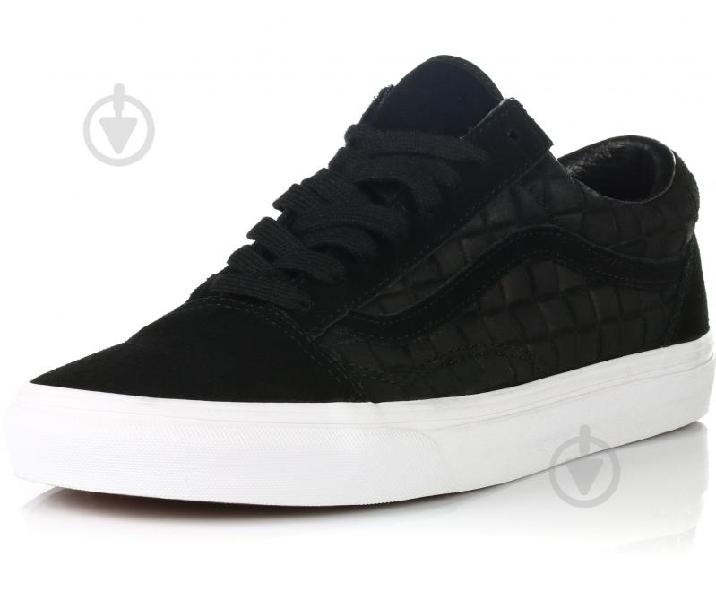 Кеды Vans U Old Skool (Suede Checkers) V004OJJRK р.US 9 черный - фото 2