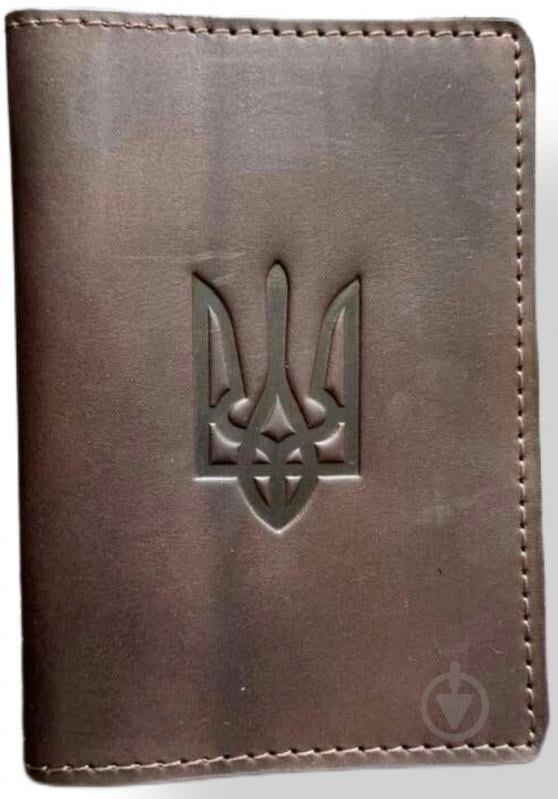 Обложка для паспорта LUCEM коричневая - фото 1 Обложка для паспорта LUCEM коричневая - фото 1
