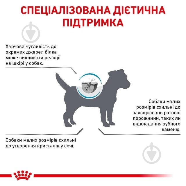Корм сухий Royal Canin Hypoallergenic Small Dog (R448006) 3,5 кг - фото 5 Корм сухий Royal Canin Hypoallergenic Small Dog (R448006) 3,5 кг - фото 5