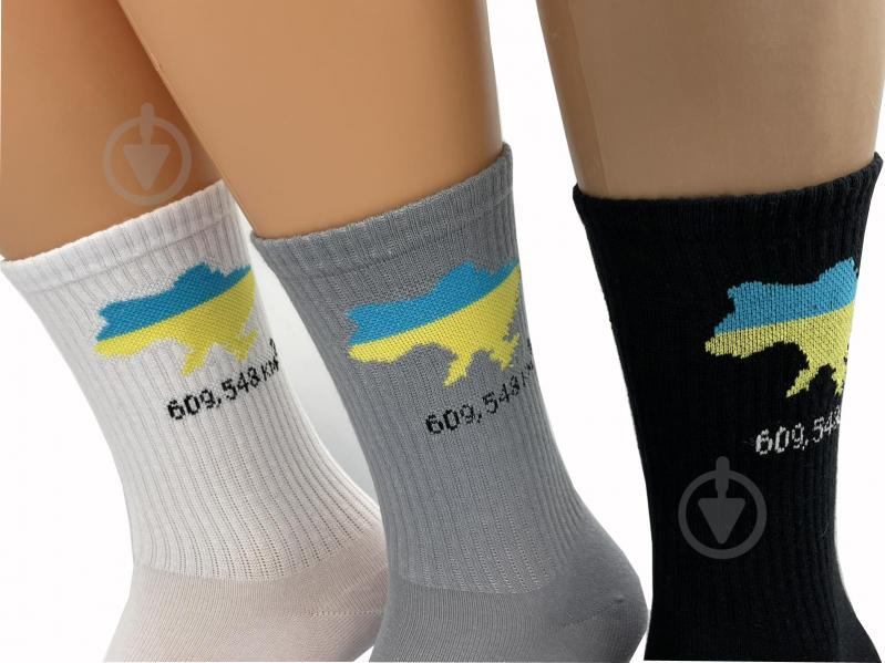 Носки женские Cool Socks Карта Украины 17841 р.38-42 белый - фото 2