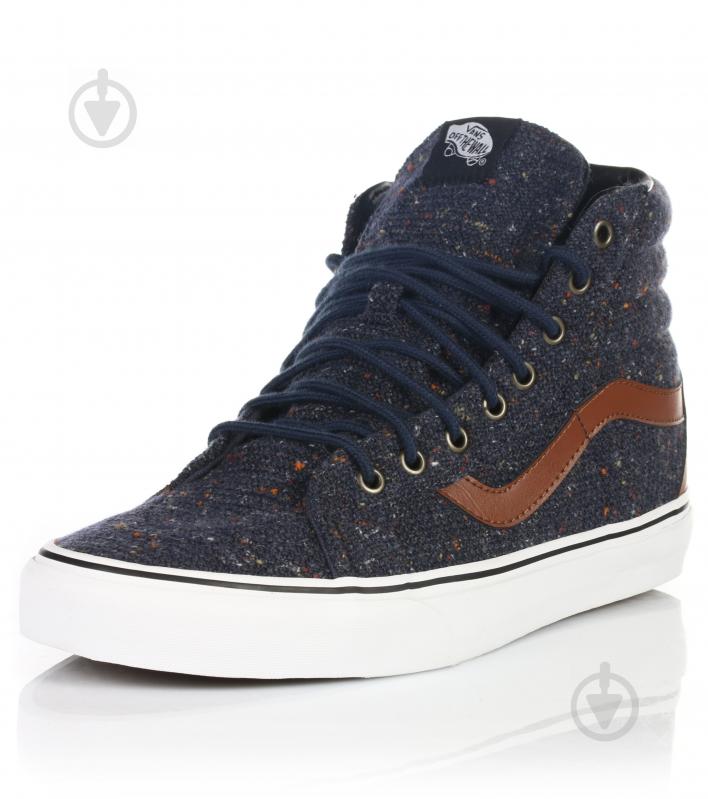 Кеды Vans U_SK8-Hi_Reissue_(Wool_&_Leather) V004OKJRY р.43 синий - фото 2