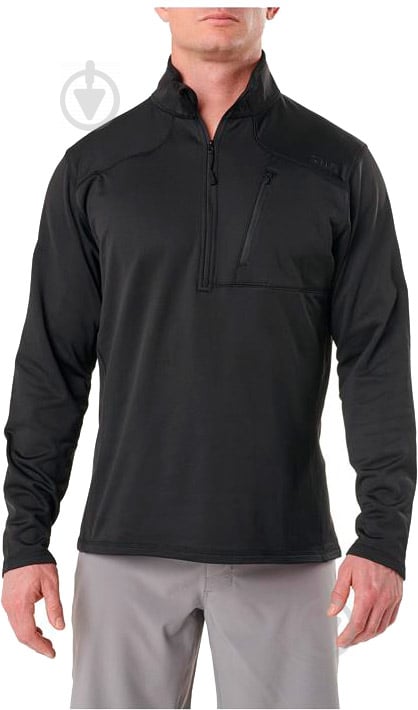 Термореглан тактичний 5.11 Halp Zip Fleece True Black 2XL - фото 1