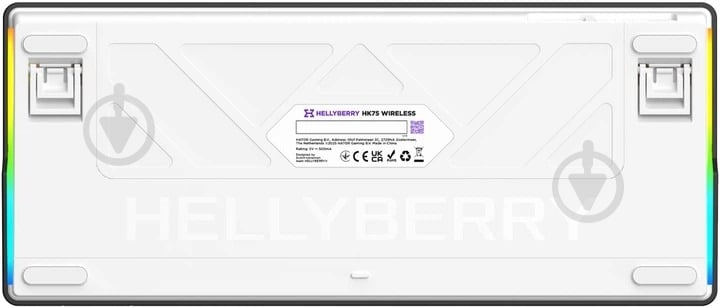 Клавиатура игровая Hator Hellyberry HK75 Wireless (67578) white/violet - фото 7