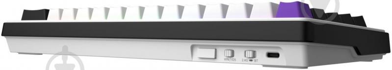 Клавиатура игровая Hator Hellyberry HK60 Wireless (67575) white/violet - фото 3 Клавиатура игровая Hator Hellyberry HK60 Wireless (67575) white/violet - фото 3