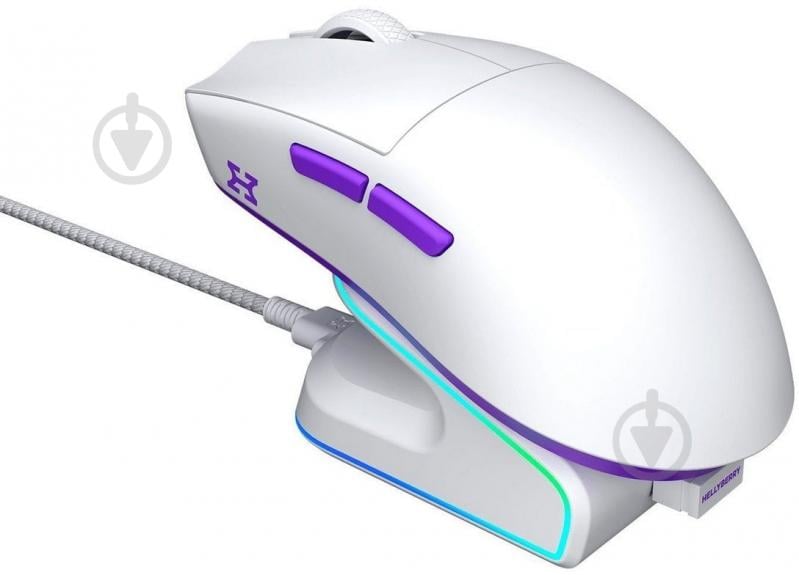 Игровая мышь Hator HM47 Wireless white/violet (67589) - фото 9 Игровая мышь Hator HM47 Wireless white/violet (67589) - фото 9