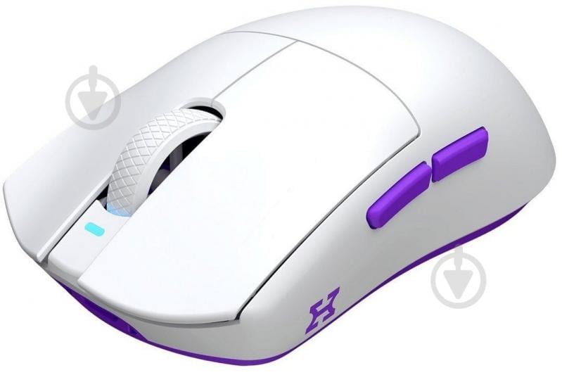 Игровая мышь Hator HM47 Wireless white/violet (67589) - фото 4 Игровая мышь Hator HM47 Wireless white/violet (67589) - фото 4