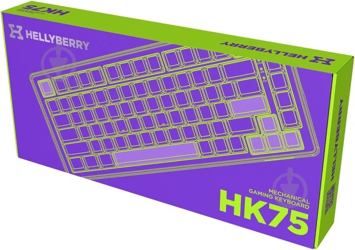 Клавиатура игровая Hator Hellyberry HK75 (67577) white/violet - фото 9