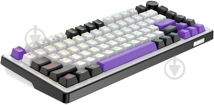 Клавиатура игровая Hator Hellyberry HK75 (67577) white/violet - фото 4