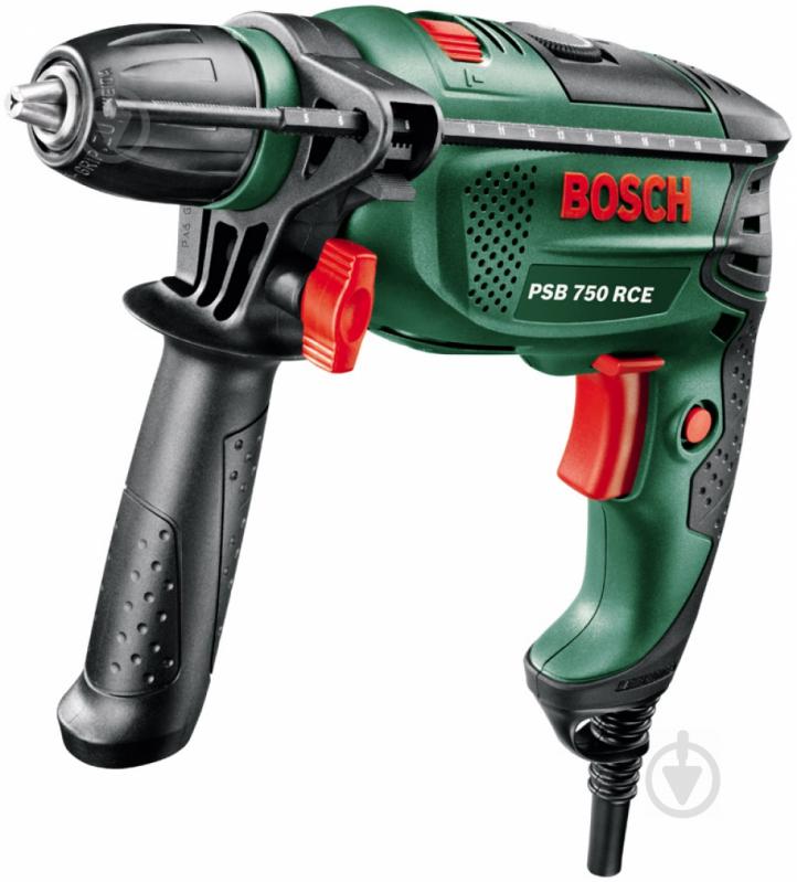 Дриль ударний Bosch PSB 750 RCE Compact 0603128520 - фото 1