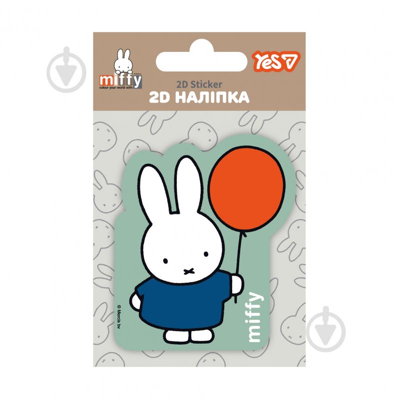 Наклейка YES 2D Miffy Balloon 708525 - фото 1 Наклейка YES 2D Miffy Balloon 708525 - фото 1