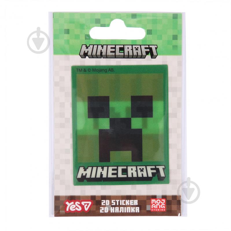 Наклейка YES 2D Minecraft Creeper 708510 - фото 3